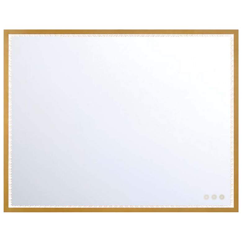 Image 1 Cerissa 36" Rectangular Mirror Gold