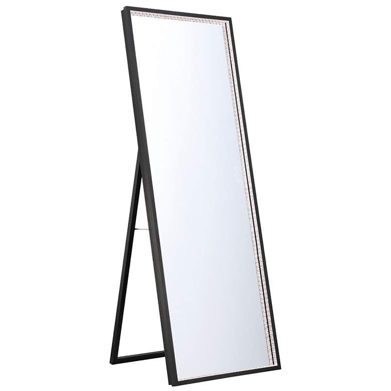 Image 1 Cerissa 65" Rectangular Mirror Black