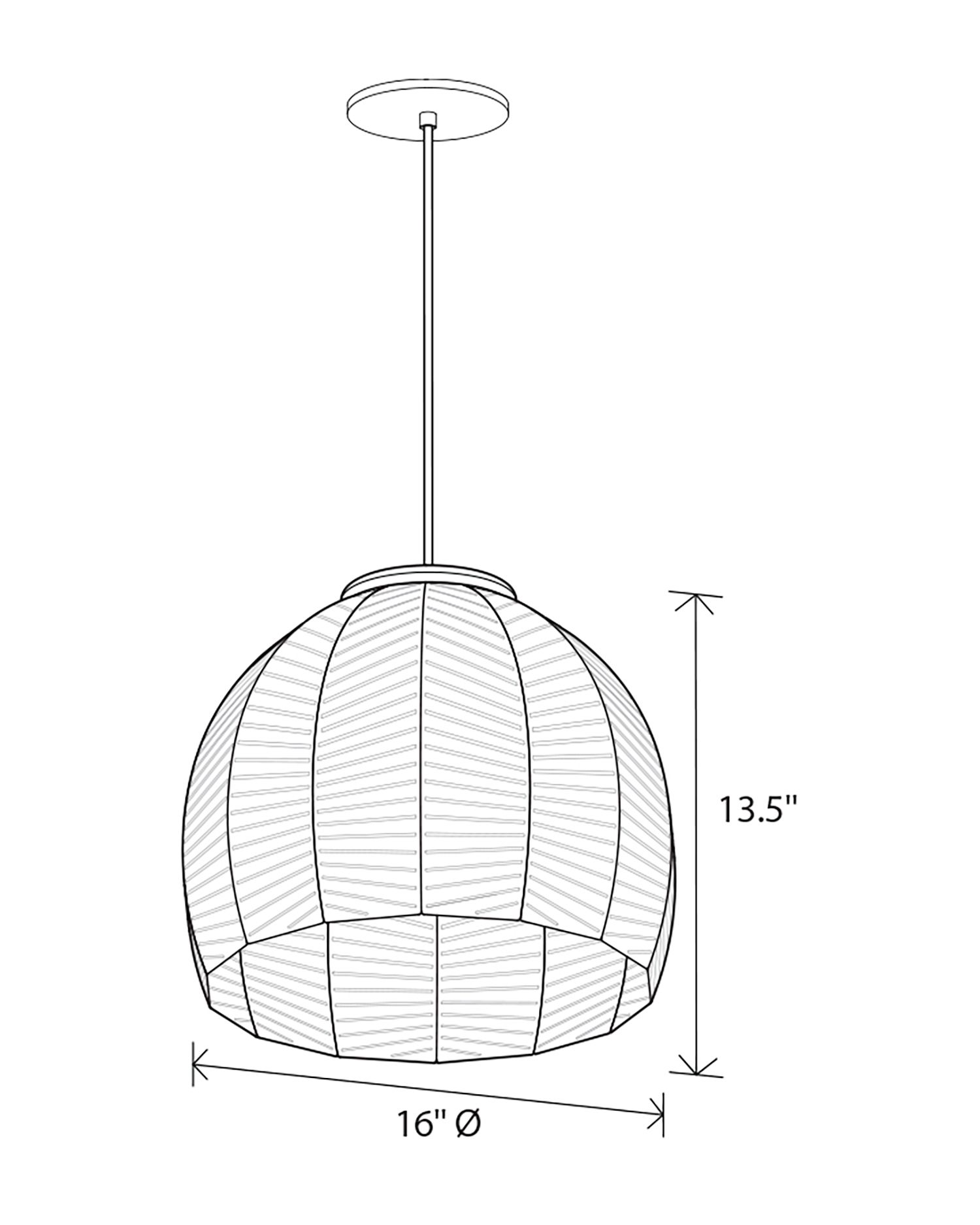 Image 7 Cerno Amicus 15.8"W Dark Stained Walnut LED Pendant Light more views