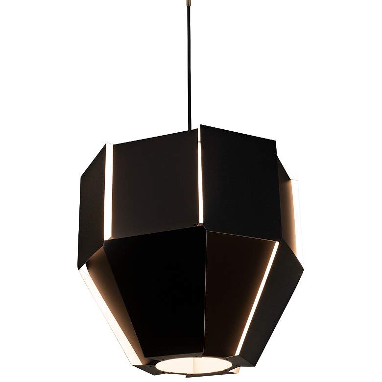 Image 2 Cerno Astrum 11 3/4 inch Wide Matte Black LED Mini Pendant Light