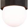 Cerno Bimar 5 1/2" Wide Dark Stained Walnut LED Mini Pendant