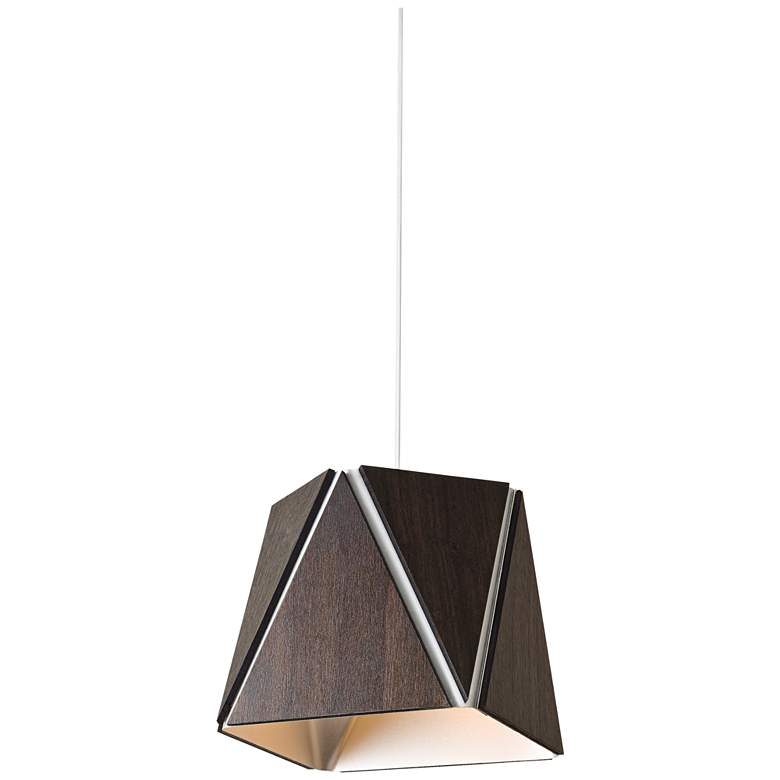 Image 2 Cerno Calx 10" Wide Brushed Aluminum LED Mini Pendant