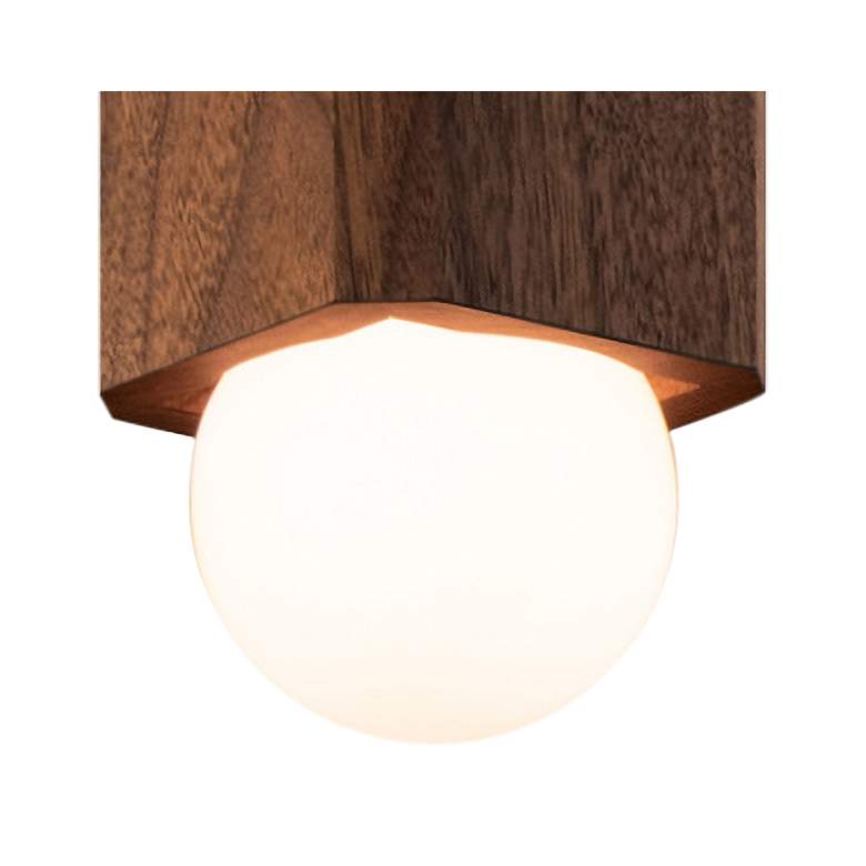 Image 3 Cerno Cano 3 1/2" Wide Walnut LED Mini Pendant Light more views