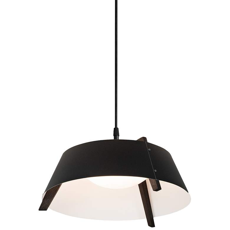 Image 2 Cerno Casia 14 1/4" Wide Black and White LED Pendant Light
