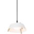 Cerno Casia 14 1/4" Wide White and Oak LED Pendant Light