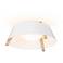 Cerno Casia 21 1/2" Wide White Washed Oak LED Modern Ceiling Light