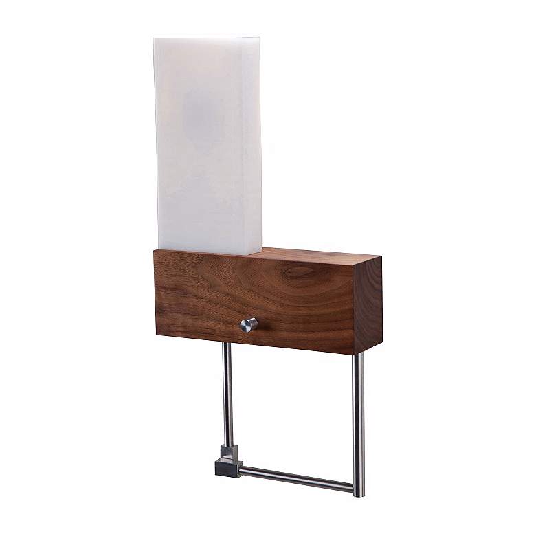 Image 1 Cerno Cubo Left-Hand Hardwire 9" Wide LED Wall Sconce