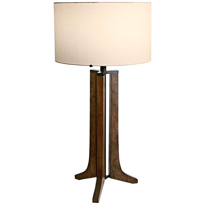 Image 1 Cerno Forma Anodized Black Walnut LED Table Lamp