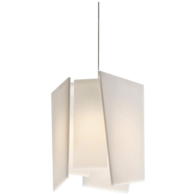 Image 1 Cerno Levis L 11" Wide Brushed Aluminum LED Mini Pendant