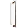 1_Cerno Merus 21 1/4" High White Washed Oak LED Wall Sconce