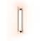 Cerno Merus 30 1/4" High Dark Stained Walnut LED Wall Sconce