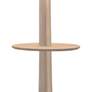 3_Cerno Nauta 59" Black Shade White Oak Aluminum LED Tray Floor Lamp more views