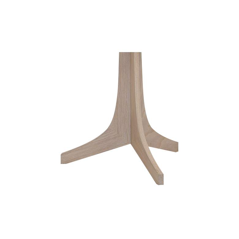 Image 4 Cerno Nauta 59" Black Shade White Oak Aluminum LED Tray Floor Lamp more views