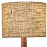 2_Cerno Nauta 59" Burlap Shade Walnut Aluminum LED Floor Lamp more views