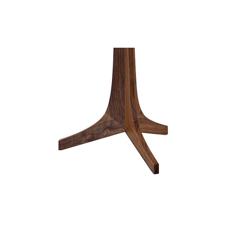 Image 3 Cerno Nauta 59" Burlap Shade Walnut Aluminum LED Floor Lamp more views