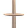 3_Cerno Nauta 59" Burlap Shade White Oak Aluminum LED Tray Floor Lamp more views