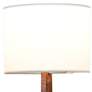 2_Cerno Nauta 59" Walnut Aluminum LED Tray Floor Lamp with White Shade more views