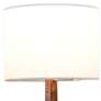 2_Cerno Nauta 59" Walnut and Brass LED Tray Floor Lamp with White Shade more views