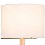 2_Cerno Nauta 59" White Shade White Oak Brass LED Tray Floor Lamp more views