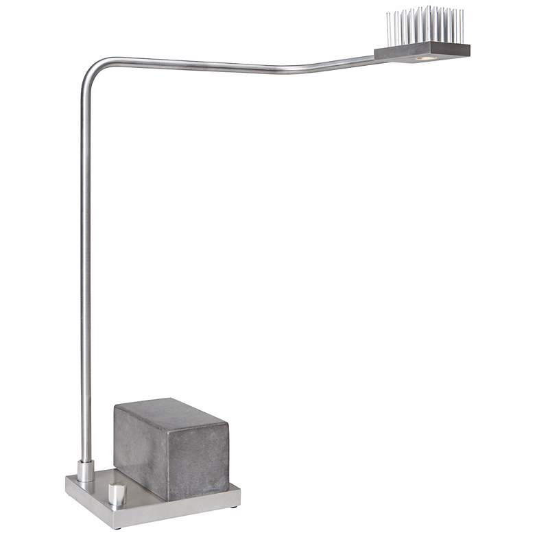 Image 1 Cerno Onus Aluminum and Grey Black Concrete LED Desk Lamp
