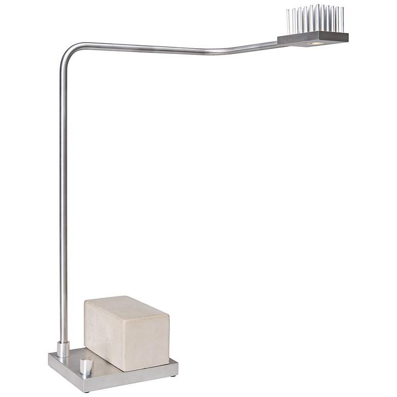 Image 1 Cerno Onus Aluminum and Natural Concrete LED Desk Lamp