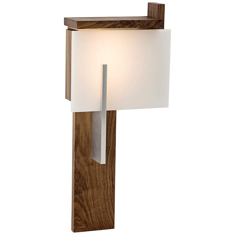 Image 2 Cerno Oris 24 inch High Natural Walnut LED Wall Sconce