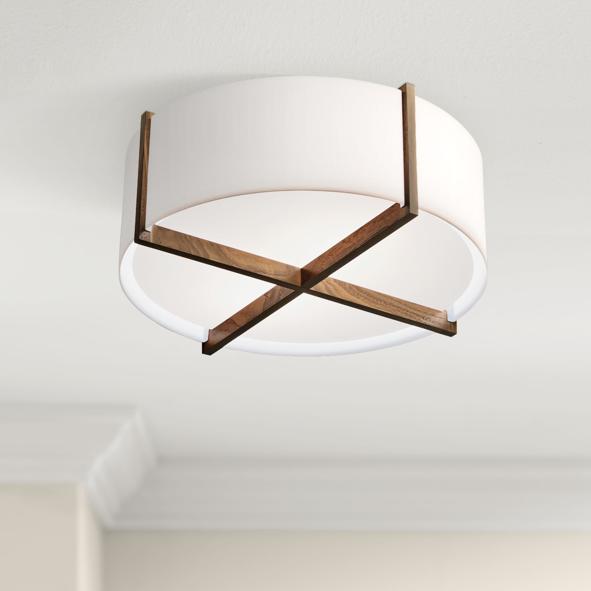 mid century modern flush mount