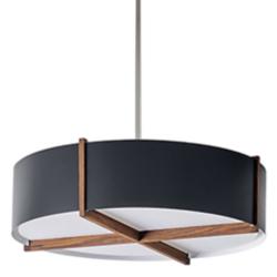Cerno Plura 24" Wide Matte Black Pendant Light