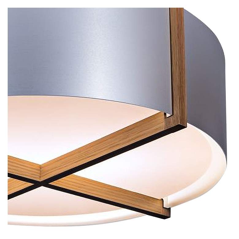 Image 3 Cerno Plura 36" Wide Brushed Aluminum LED Pendant Light more views