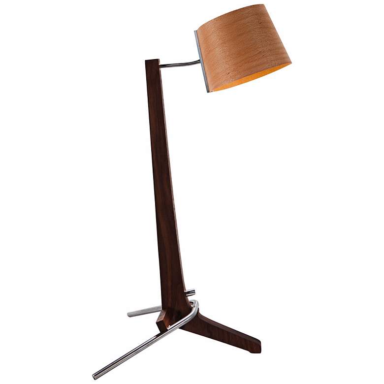 Image 1 Cerno Silva Black Walnut and Beech LED Table Lamp
