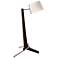 Cerno Silva Black Walnut and White LED Desk Lamp