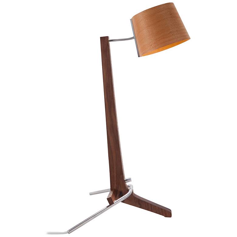 Image 1 Cerno Silva Oiled Walnut and Beech LED Desk Lamp