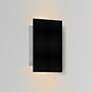 Cerno Tersus 10 3/4"H Textured Black LED Outdoor Wall Sconce