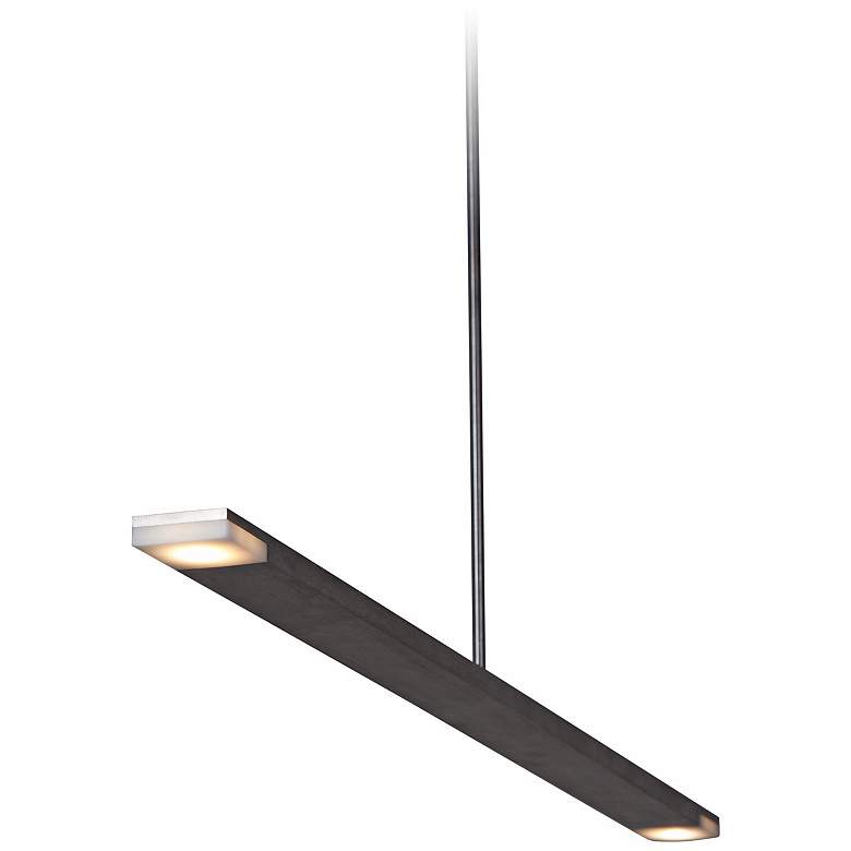 Image 2 Cerno Virga Brushed Aluminum 28" Wide LED Pendant