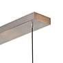 4_Cerno Vix 48" Wide Oiled Walnut LED Kitchen Island Light Pendant more views