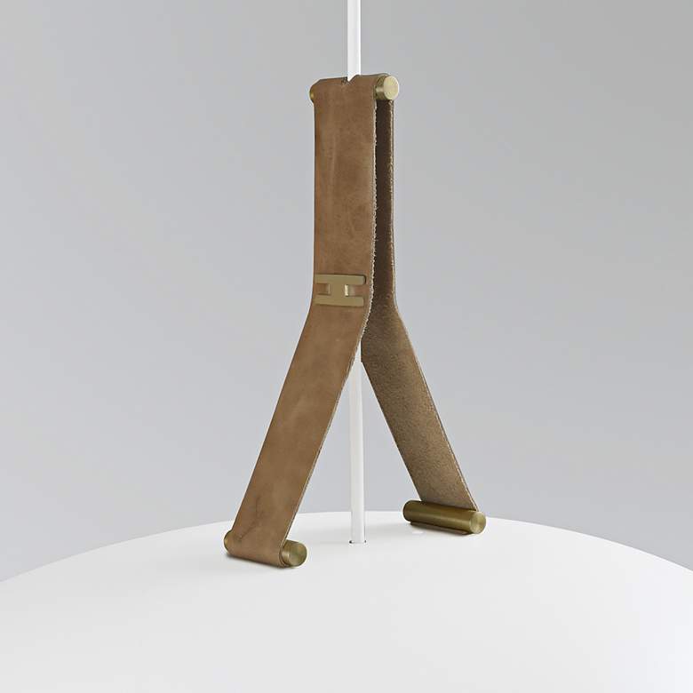 Image 4 Cerno Volo 24" Wide White LED Pendant Light more views