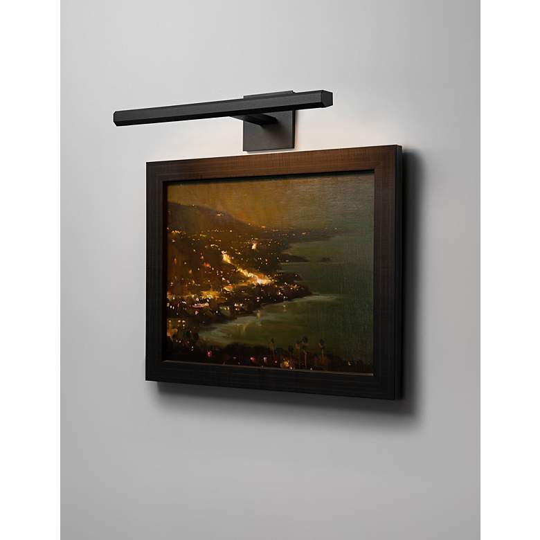 Image 4 Cerno Zoey 36" Wide Black Powder Coat LED Picture Light more views