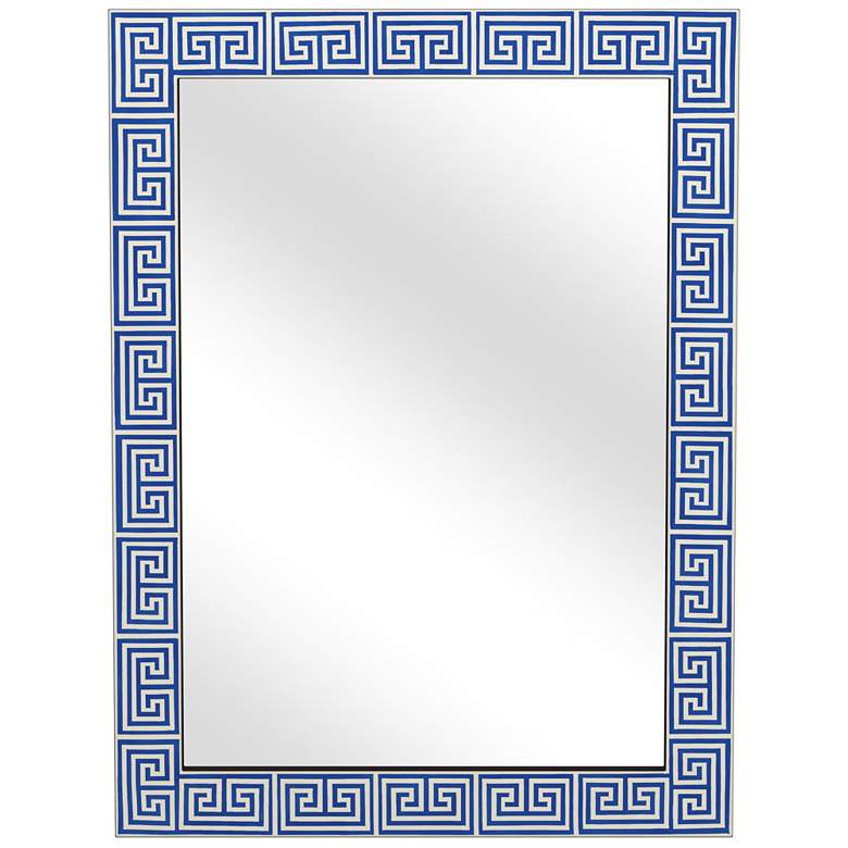 Image 1 Cesar 40"H Art Deco Styled Wall Mirror