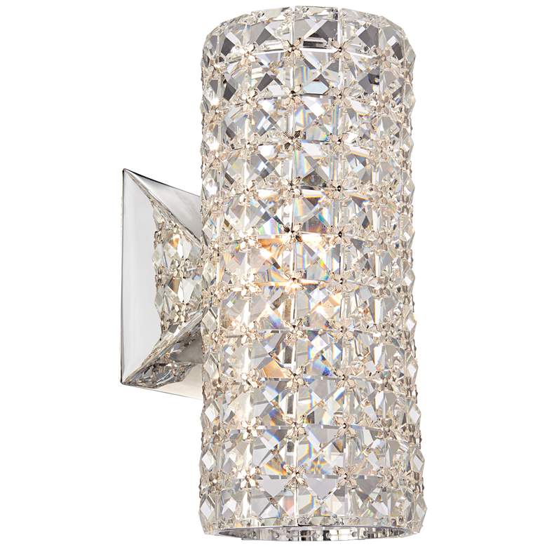 Image 6 Cesenna 10 1/4 inch High Crystal LED Wall Sconces Set of 2 more views