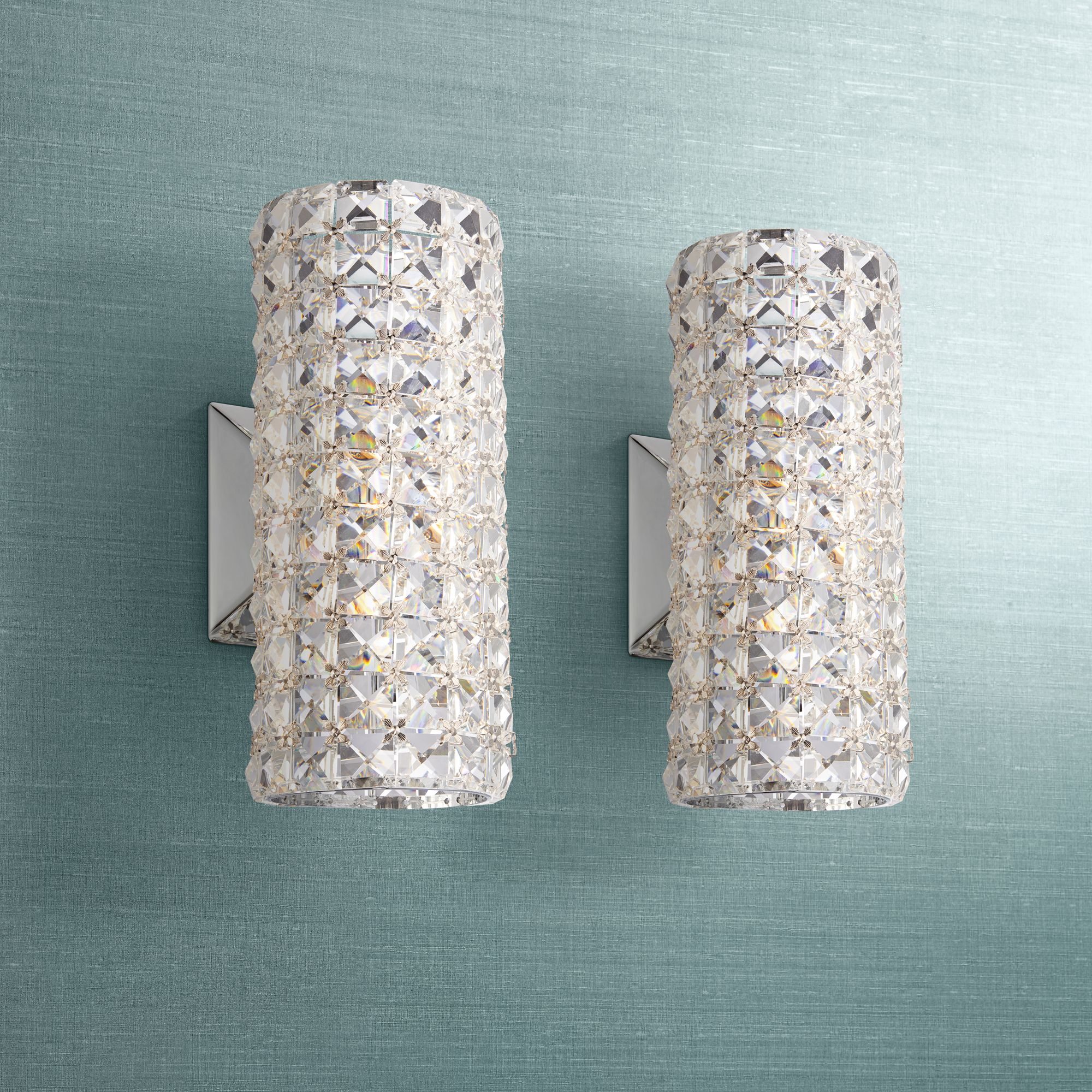 crystal sconces