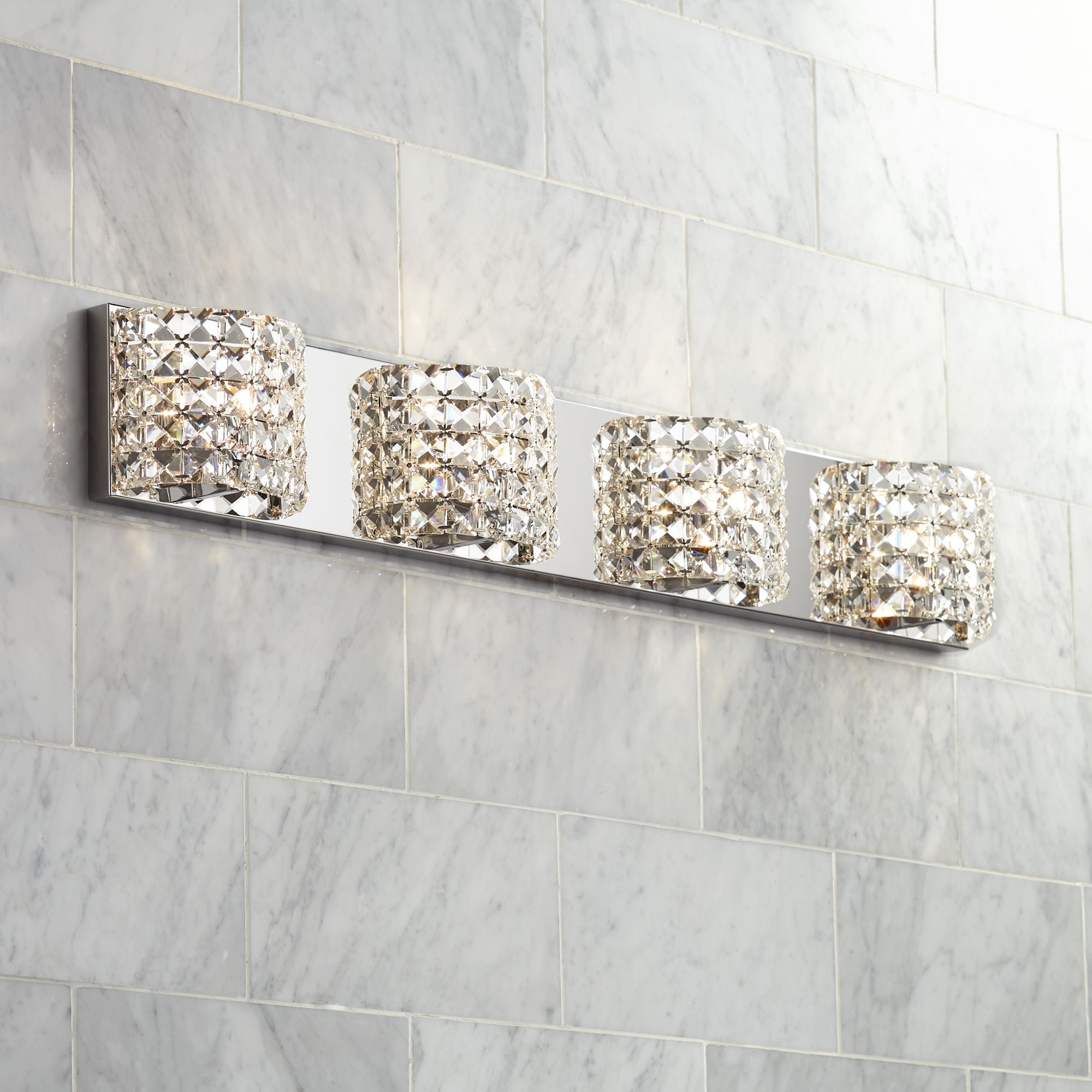 crystal bath vanity lights