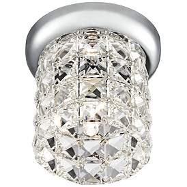 Image4 of Cesenna 4 3/4" Wide Crystal Ceiling Light more views