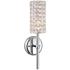 Cesenna Cylinder 16" High Modern Crystal LED Wall Sconce