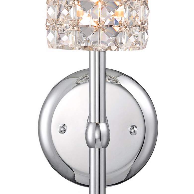 Image 4 Cesenna Cylinder 16 inch High Modern Crystal LED Wall Sconce more views