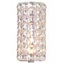 Cesenna Cylinder 16" High Modern Crystal LED Wall Sconce in scene