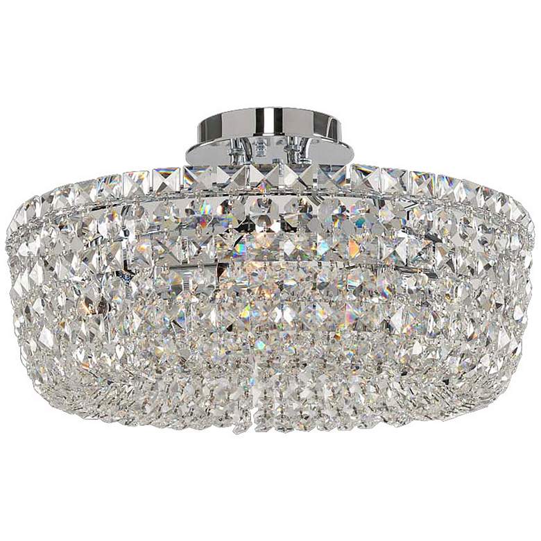 Image 1 Cessano 18" Wide Polished Chrome 5-Light Ceiling Light