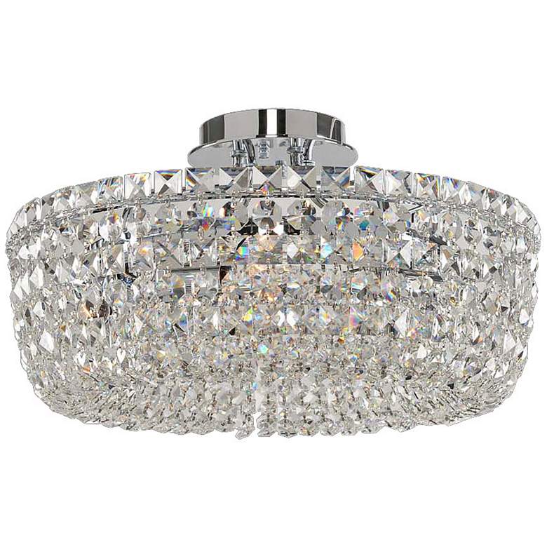 Image 1 Cessano 18 inch Wide Polished Chrome 5-Light Ceiling Light