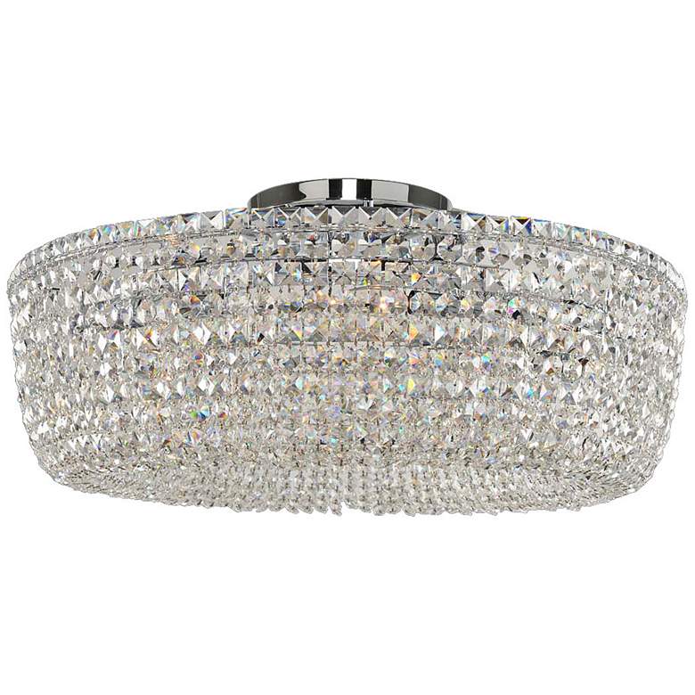 Image 2 Cessano 32 inch Wide Polished Chrome 8-Light Ceiling Light