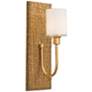 Cestino 14" High Gold Leaf LED Wall Sconce
