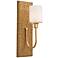 Cestino 14" High Gold Leaf LED Wall Sconce